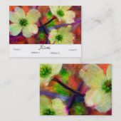 Hartriegel-mollige Karte (Vorne/Hinten)