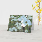 Hartriegel Niederlassung-fügen Ihre Wörter für Karte (Gelbe Blume)