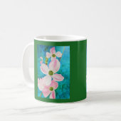 Hartriegel träumt Aquarell Kaffeetasse (Vorderseite Links)