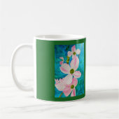 Hartriegel träumt Aquarell Kaffeetasse (Links)