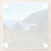 Hart's Cove, Oregon Coast Glasuntersetzer (Rückseite)