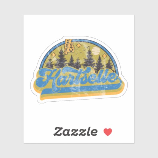 Hartselle, Alabama Aufkleber (Blatt)