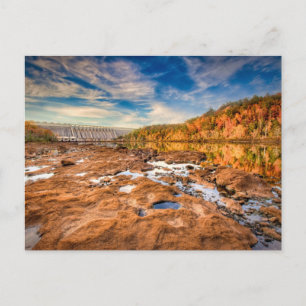 Hartwell Dam Postkarte