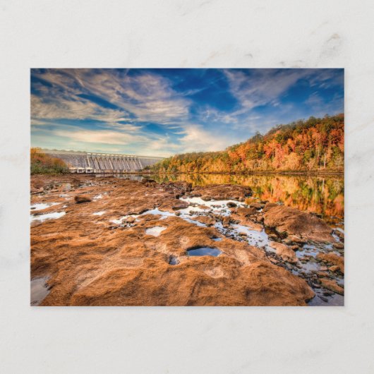 Hartwell Dam Postkarte (Vorderseite)