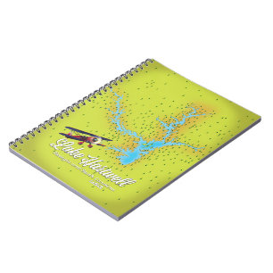 Hartwell Georgia und South Carolina USA map Notizblock