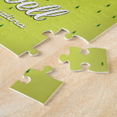 Hartwell Georgia und South Carolina USA map Puzzle (Seite)