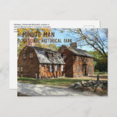 Hartwell Tavern, Minute Man National Hist. Park Postkarte (Vorne/Hinten)