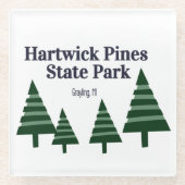 Hartwick Pines Glass Untersetzer (Vorderseite)
