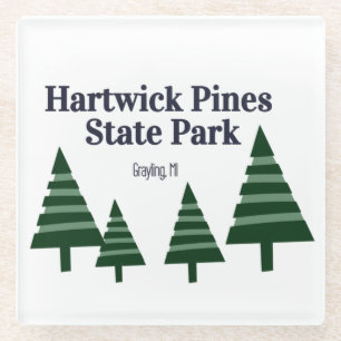 Hartwick Pines Glass Untersetzer