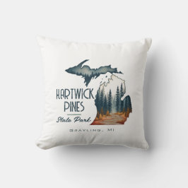 Hartwick Pines Staat Park Souvenir Geschenk Kissen