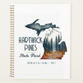 Hartwick Pines Staat Park Souvenir Geschenk Planer (Vorderseite)