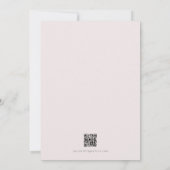 HARUMI Elegant Sakura Cherry Blossom Hochzeit Einladung (Rückseite)