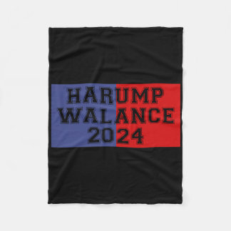 Harump Walance 2024 Hemd Harris Trump Wheimer Van Fleecedecke