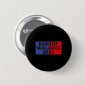Harump Walance 2024 Shirt Harris Trump Wheimer Van Button (Vorne & Hinten)