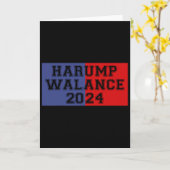 Harump Walance 2024 Shirt Harris Trump Wheimer Van Karte (Gelbe Blume)