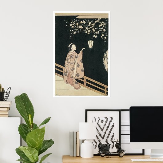 Harunobu Plum Blossom 1760 Art Prints Poster (Heimbüro)