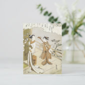 Harunobu Postkarte (Stehend Vorderseite)
