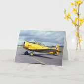 Harvard Aircraft Karte (Gelbe Blume)