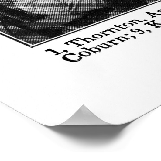 Harvard Baseball Team 1904 Poster (Ecke)