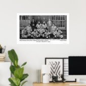 Harvard Baseball Team 1904 Poster (Heimbüro)