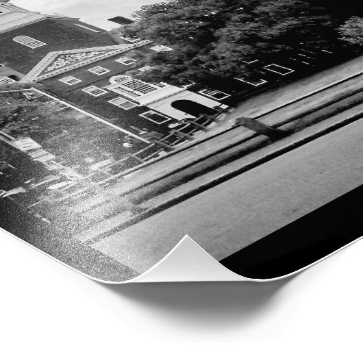 Harvard Bell Tower Fotodruck (Ecke)