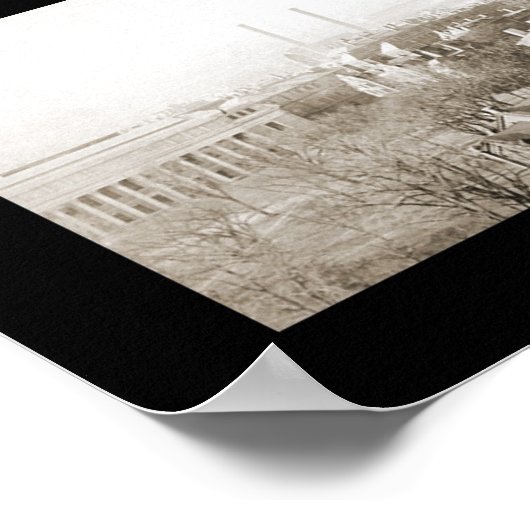 Harvard & Cambridge Foto 1919 Poster (Ecke)