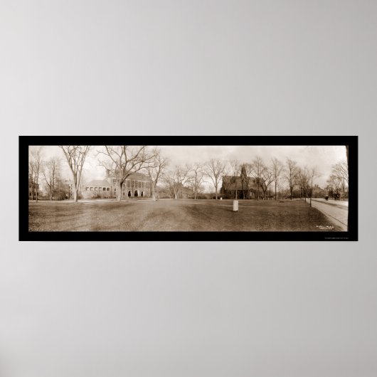 Harvard Cambridge, MA Foto 1910 Poster (Vorne)