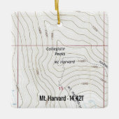 Harvard Colorado Fourteener Keramikornament (Vorderseite)