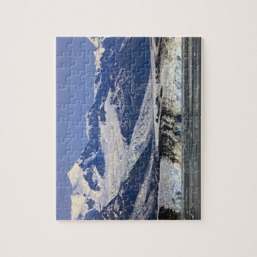 Harvard-Gletscher im Uni-Fjord, Alaska 2 Puzzle (Vertikal)