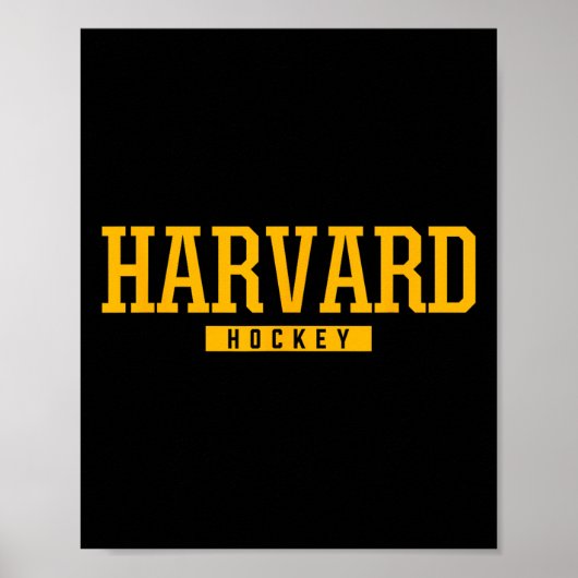 Harvard High School Eishockey Poster (Vorne)