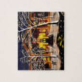 Harvard im Schnee Puzzle (Vertikal)