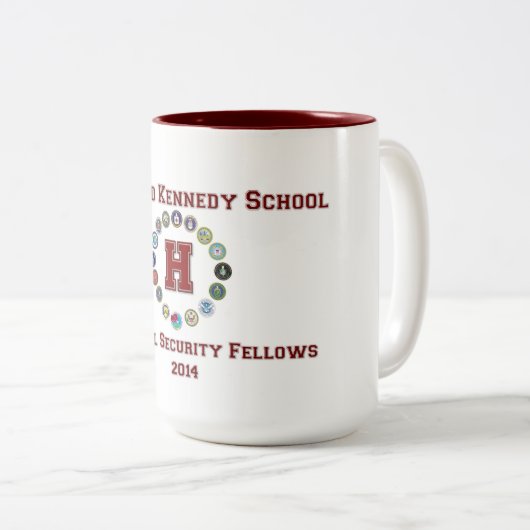 Harvard NSF-Tasse Zweifarbige Tasse (VorderseiteRechts)