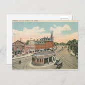 Harvard Square, Postkarte der 1920er Jahre (Vorne/Hinten)