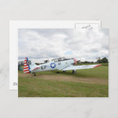 Harvard Trainer Postkarte (Vorne/Hinten)