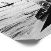 Harvard University Rowing Crew Team Foto Poster (Ecke)