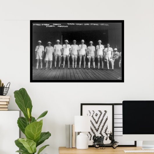 Harvard Varsity Rowing Crew 1915 Poster (Heimbüro)