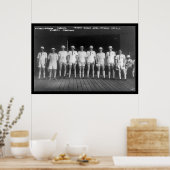 Harvard Varsity Rowing Crew 1915 Poster (Küche)