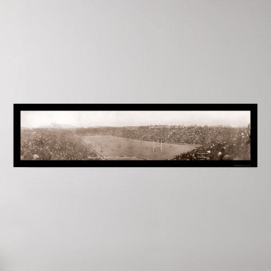 Harvard Yale Football Foto 1908 Poster (Vorne)