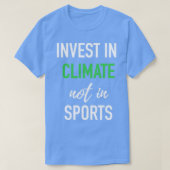 Harvard Yale Game 2019 Investition in Klima nicht T-Shirt (Design vorne)