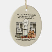 Harvest Blessing Keramik Ornament (Rechts)