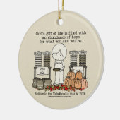 Harvest Blessing Keramik Ornament (Links)