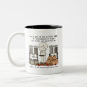 Harvest Blessing Zweifarbige Tasse (Links)