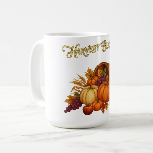 Harvest Blessings Coffee Mug Kaffeetasse (Vorderseite Links)