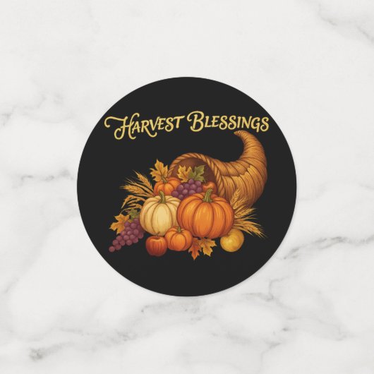 Harvest Blessings Confetti Konfetti (Klein Vorderseite)