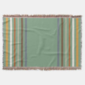 Harvest Blessings Striped Throw Blanket | Autumn Decke (Vorderseite)
