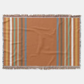 Harvest Blessings Striped Throw Blanket | Autumn Decke (Vorderseite)
