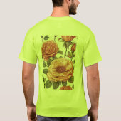 Harvest Bloom: Erntedank Rose & Bud Elegance" T-Shirt (Rückseite)