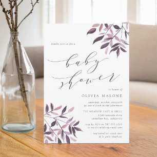 Harvest Blush Baby Dusche Einladung