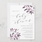 Harvest Blush Baby Dusche Einladung (Vorderseite)