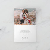 Harvest Blush Wedding Vielen Dank Dankeskarte (Innenseite)